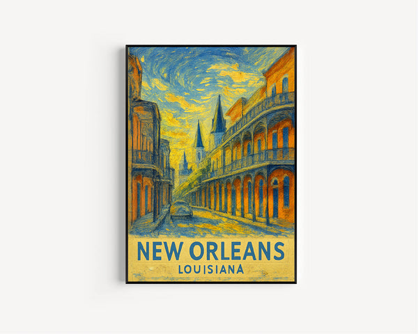 New Orleans Travel Poster, New Orleans Poster Print, New Orleans Custom travel poster, Personalized Travel Poster, Birthday Gifts