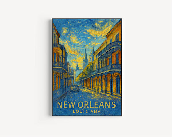 New Orleans Travel Poster, New Orleans Poster Print, New Orleans Custom travel poster, Personalized Travel Poster, Birthday Gifts1