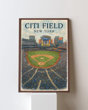 New York Baseball Stadium Watercolor Poster  Sports Wall Art 4406046109
