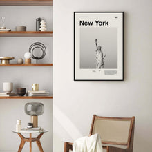 New York City Art Print  New York Poster  New York Wall Art  Mid Century Poster  Travel Print Art  NYC 1579091125