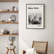 New York City Art Print  New York Poster  New York Wall Art  Mid Century Poster  Travel Print Art  NYC 1574738754