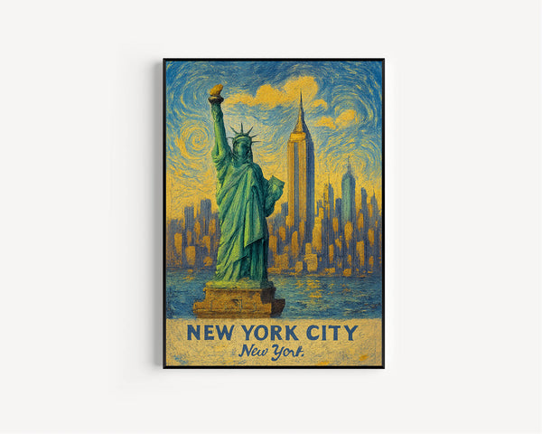 New York City Travel Print Wall Art, New York City - New York City Print, New York City Travel Gift, New York City City Poster, Travel Gift