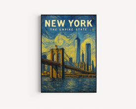 New York City Wall Art, New York Wall Decor, New York Print, NY Skyline, NYC Print, New York Poster, Brooklyn Bridge Poster, nyc Decor