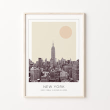 New York Poster Print, New York Travel Poster, New York Minimalistic Wall Art, New York, New York, United States 1882439379