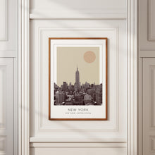 New York Poster Print, New York Travel Poster, New York Minimalistic Wall Art, New York, New York, United States 1882439379
