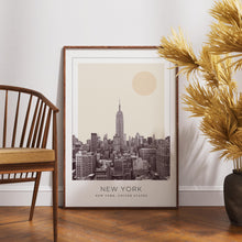 New York Poster Print, New York Travel Poster, New York Minimalistic Wall Art, New York, New York, United States 1882439379