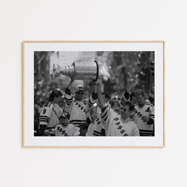 New York Rangers Season Cups Poster, NHL All-Star Game, Black and White Wall Art,Vintage Wall Art, Photograph Prints, NHL Gift, Sport Decor 1763839870
