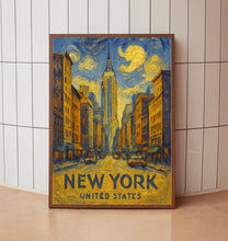 New York Travel Print, New York City Travel Poster, New York Wall Art Travel Poster, Travel Print, Traveler Home Decor