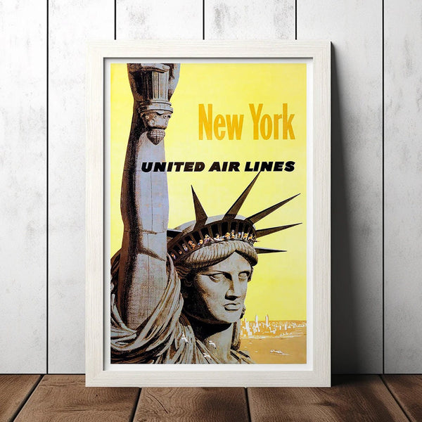 New York Vintage Travel Poster - Retro Decor Poster - Art Poster - Home Decor - Wall Art 1596354466