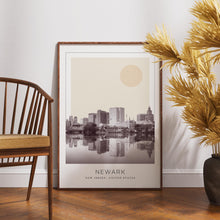 Newark Poster Print, Newark Travel Poster, Newark Minimalistic Wall Art, Newark, New Jersey, United States 1882436637