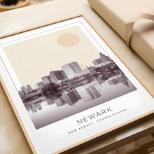 Newark Poster Print, Newark Travel Poster, Newark Minimalistic Wall Art, Newark, New Jersey, United States 1882436637