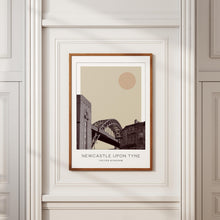 Newcastle-upon-Tyne Poster Print, Newcastle-upon-Tyne Travel Poster, Newcastle-upon-Tyne Minimalistic Wall Art, United Kingdom 1882439411