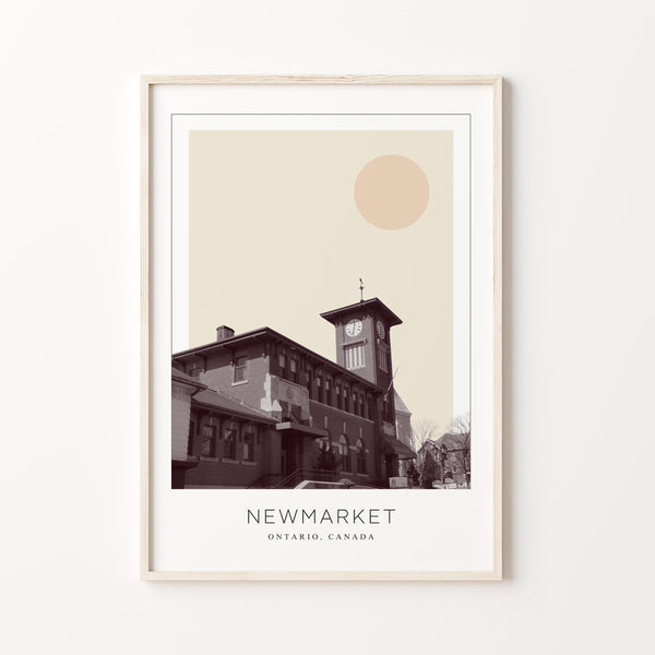 Newmarket Poster Print, Newmarket Travel Poster, Newmarket Minimalistic Wall Art, Newmarket, Ontario, Canada 1868247430