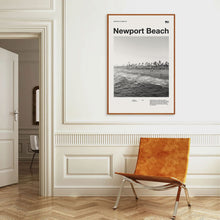 Newport Beach City Art Print  Newport Beach Poster  Newport Beach Wall Art  Mid Century Poster  Travel Print Art  California 1580029163
