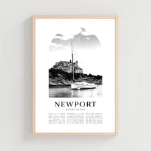 Newport Travel Poster, Newport Print, Newport Wall Art, Travel Print, Rhode Island City Art, Newport Gift, Rhode Island Decor  NA308M 4342095099