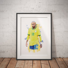 Neymar - Brazil -  Poster -  Print 1499081745