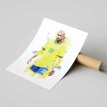 Neymar - Brazil -  Poster -  Print 1499081745
