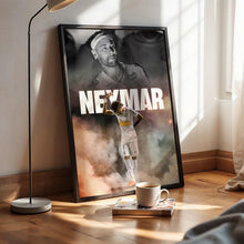Neymar Jr. Football Poster Santos Football Art Print 4395842105