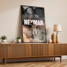 Neymar Jr. Football Poster Santos Football Art Print 4395842105