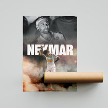 Neymar Jr. Football Poster Santos Football Art Print 4395842105