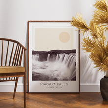 Niagara Falls Poster Print, Niagara Falls Travel Poster, Niagara Falls Minimalistic Wall Art, Niagara Falls, Ontario, Canada 1882437489
