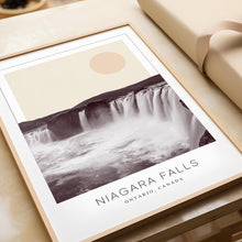 Niagara Falls Poster Print, Niagara Falls Travel Poster, Niagara Falls Minimalistic Wall Art, Niagara Falls, Ontario, Canada 1882437489