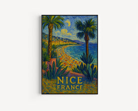 Nice Travel Print - France, Nice Poster, France Poster, Travel Wall Art, France Print, poster, France, Europe, Nice, French, South France