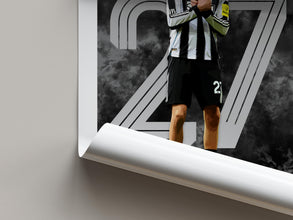 Nick Woltemade Poster Newcastle Football Print, Soccer Poster 4400906052