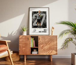 Nick Woltemade Poster Newcastle Football Print, Soccer Poster 4400906052