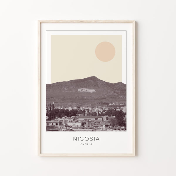 Nicosia Poster Print, Nicosia Travel Poster, Nicosia Minimalistic Wall Art, Nicosia, Cyprus 1882436613