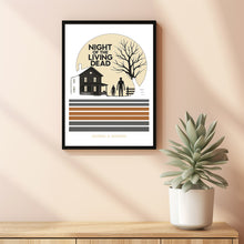 Night of the Living Dead, Movie Poster, Horror Film, Classic Zombie Film, Vintage Movie Art