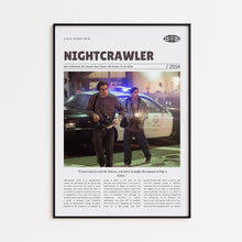 Nightcrawler, Dan Gilroy, Retro Movie Poster, Custom Movie Poster 4421167828