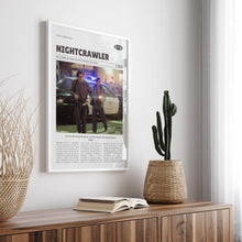 Nightcrawler, Dan Gilroy, Retro Movie Poster, Custom Movie Poster 4421167828