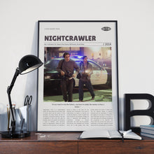 Nightcrawler, Dan Gilroy, Retro Movie Poster, Custom Movie Poster 4421167828