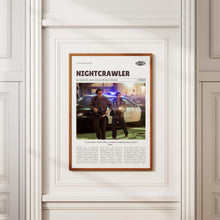 Nightcrawler, Dan Gilroy, Retro Movie Poster, Custom Movie Poster 4421167828