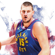 Nikola Jokic Basketball Star Art Print Vibrant Sports Poster ( Download) 1818078813