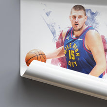 Nikola Jokic Basketball Star Art Print Vibrant Sports Poster ( Download) 1818078813