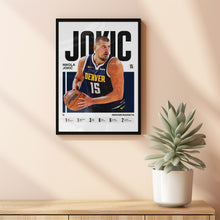 Nikola Jokic #15 Poster Joker Basketball Wall Art