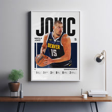 Nikola Jokic #15 Poster Joker Basketball Wall Art