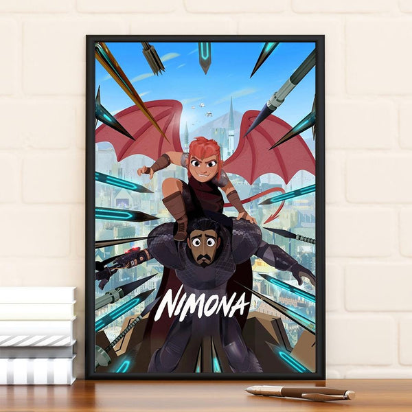 Nimona Movie Poster, Limited Edition Collectibl Room Decor, Home Decor, Wall art, Gifts for him 1774535396