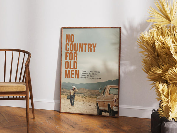 No Country For Old Men Poster, Home Decor, Retro Movie Art, Vintage Print 1890739958