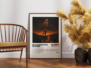No Country For Old Men Poster, Retro Movie, Print Art, Digital Download, Javier Bardem 4394846321
