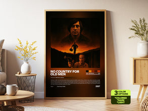 No Country For Old Men Poster, Retro Movie, Print Art, Digital Download, Javier Bardem 4394846321