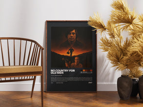 No Country For Old Men Poster, Retro Movie, Print Art, Digital Download, Javier Bardem 4394846321