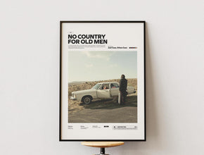 No Country for Old Men Poster, Alternative Movie Art, Coen Brothers Film Print, Neo-Western Thriller Decor,  Cinematic Room Decor 1867592884