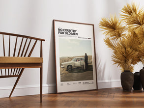 No Country for Old Men Poster, Alternative Movie Art, Coen Brothers Film Print, Neo-Western Thriller Decor,  Cinematic Room Decor 1867592884