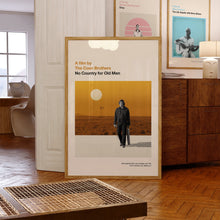 No Country for Old Men Print Retro Mid-Century Modern Movie Poster 1170996427