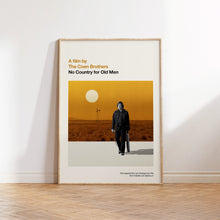 No Country for Old Men Print Retro Mid-Century Modern Movie Poster 1170996427