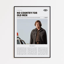 No Country for Old Men, Coen's, Retro Movie Poster, Custom Movie Poster 4421171688