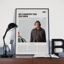 No Country for Old Men, Coen's, Retro Movie Poster, Custom Movie Poster 4421171688